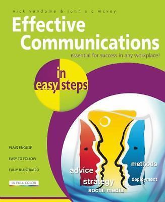 Effective Communications in easy steps: – 9781840784480, paperback, Nick Vandome