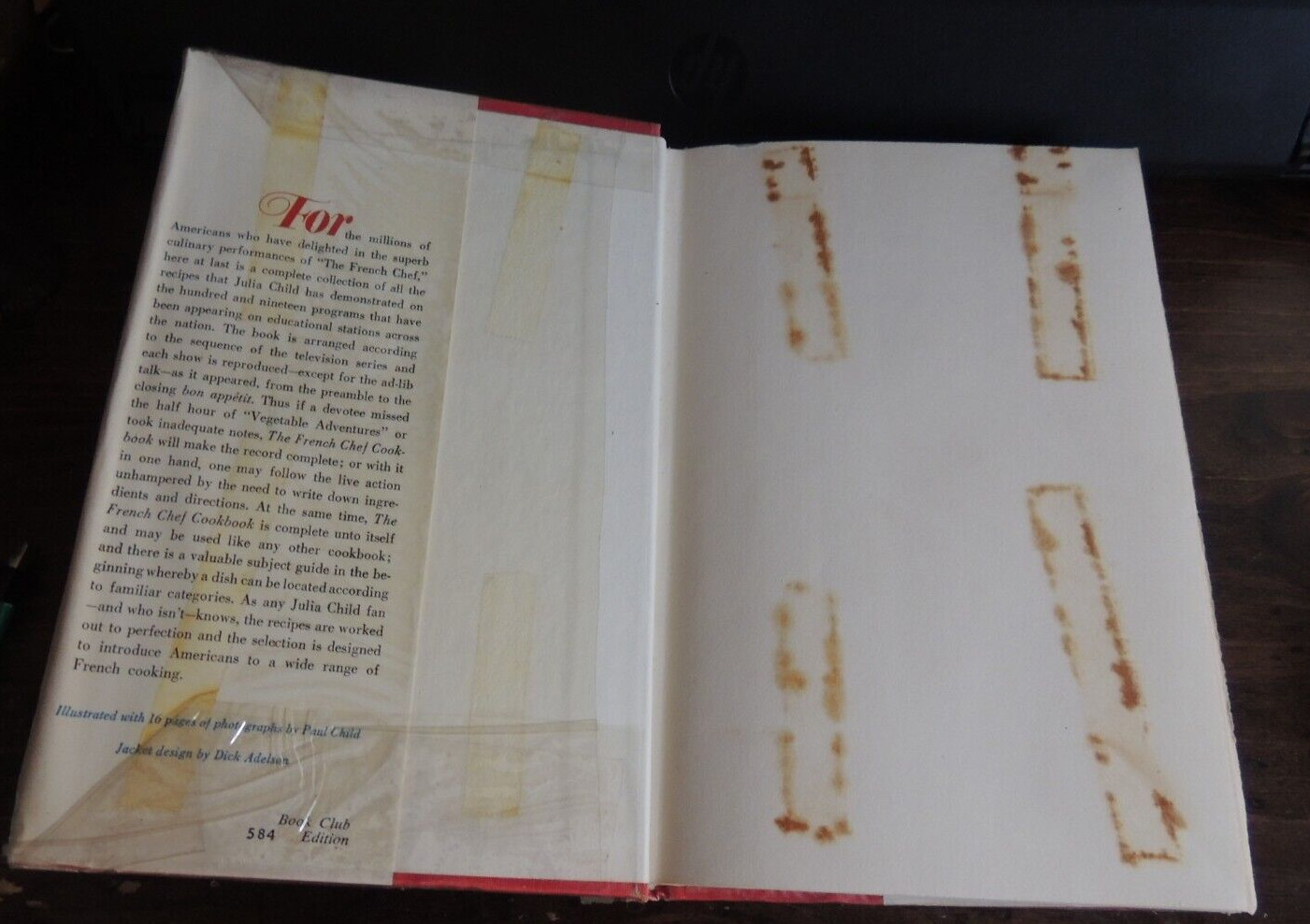 The French Chef Cookbook by Julia Child HC DJ 1968, 440 PAGES