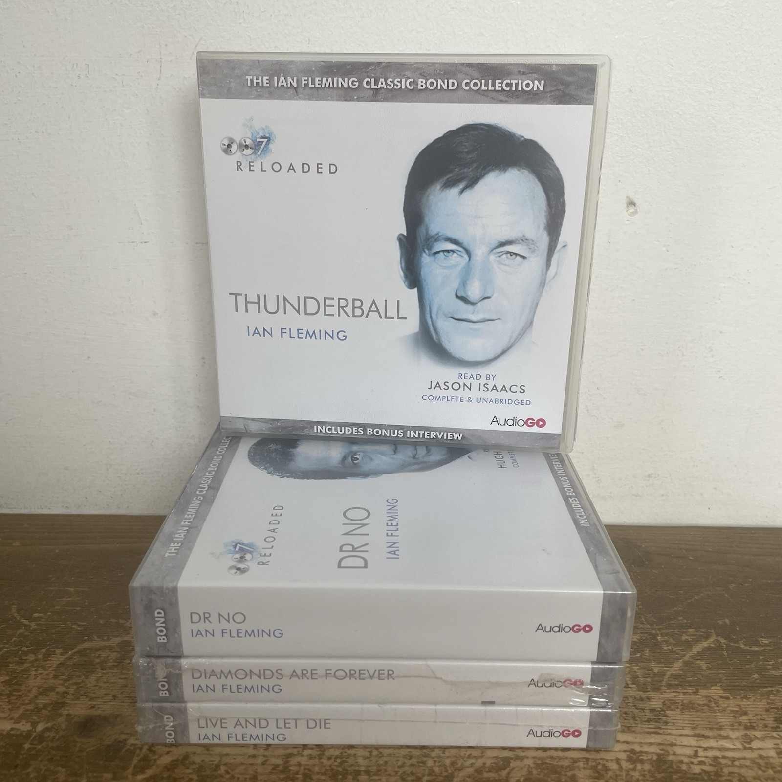 James Bond Audiogo Collection Audiobook Thunderball Dr No Diamonds Live Let Die