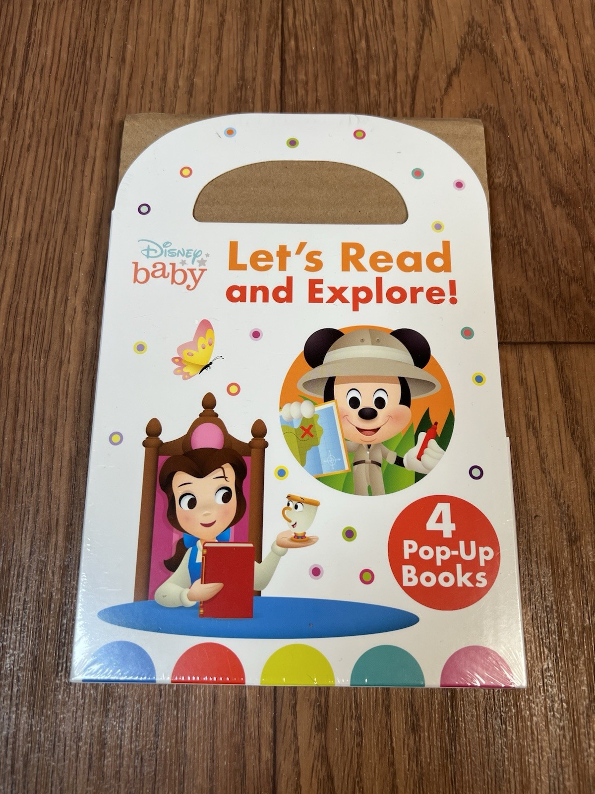 New In Package Disney Baby Let’s Read and Explore! 4 Pop-up Books