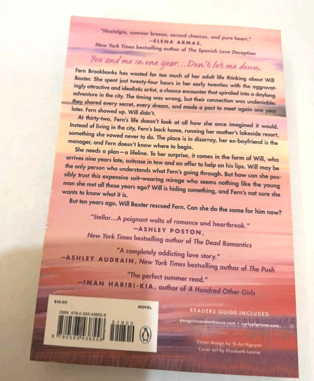 Meet Me At The Lake By Carley Fortune #1 New York Times Bestseller