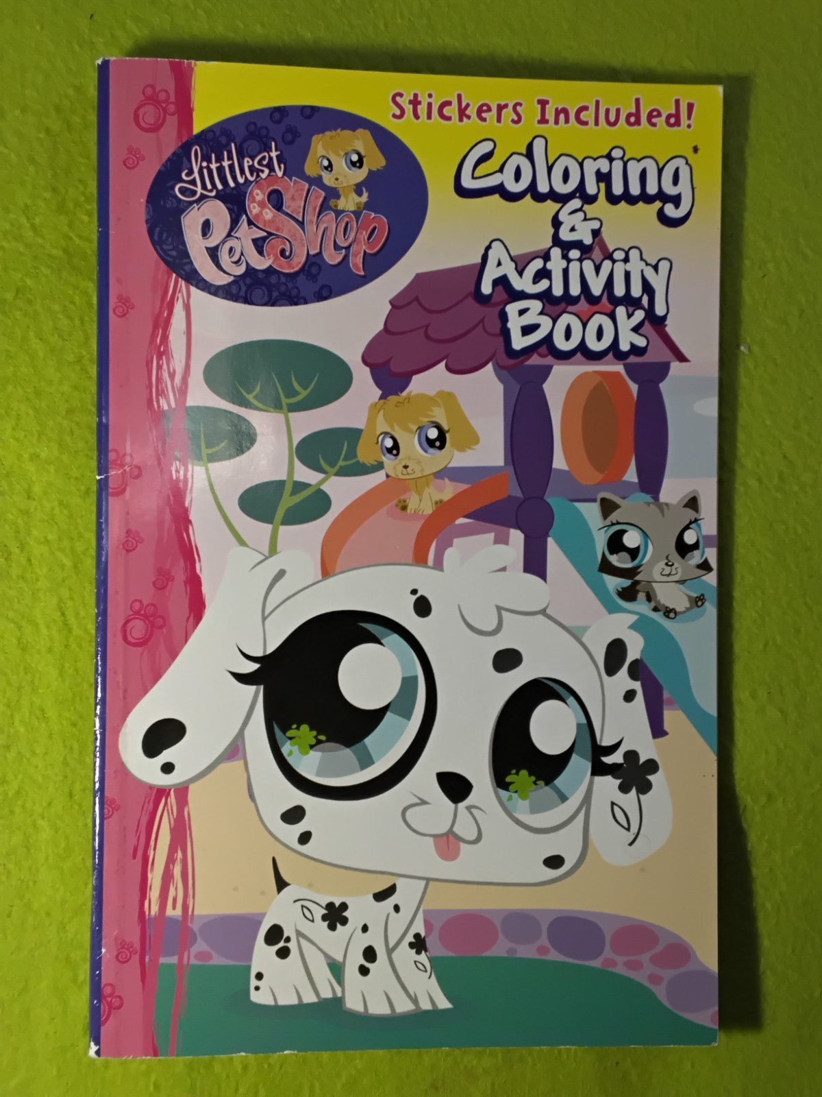 Littlest Pet Shop Coloring & Activity Book w/Stickers (2009, Hasbro/Bendon) OOP