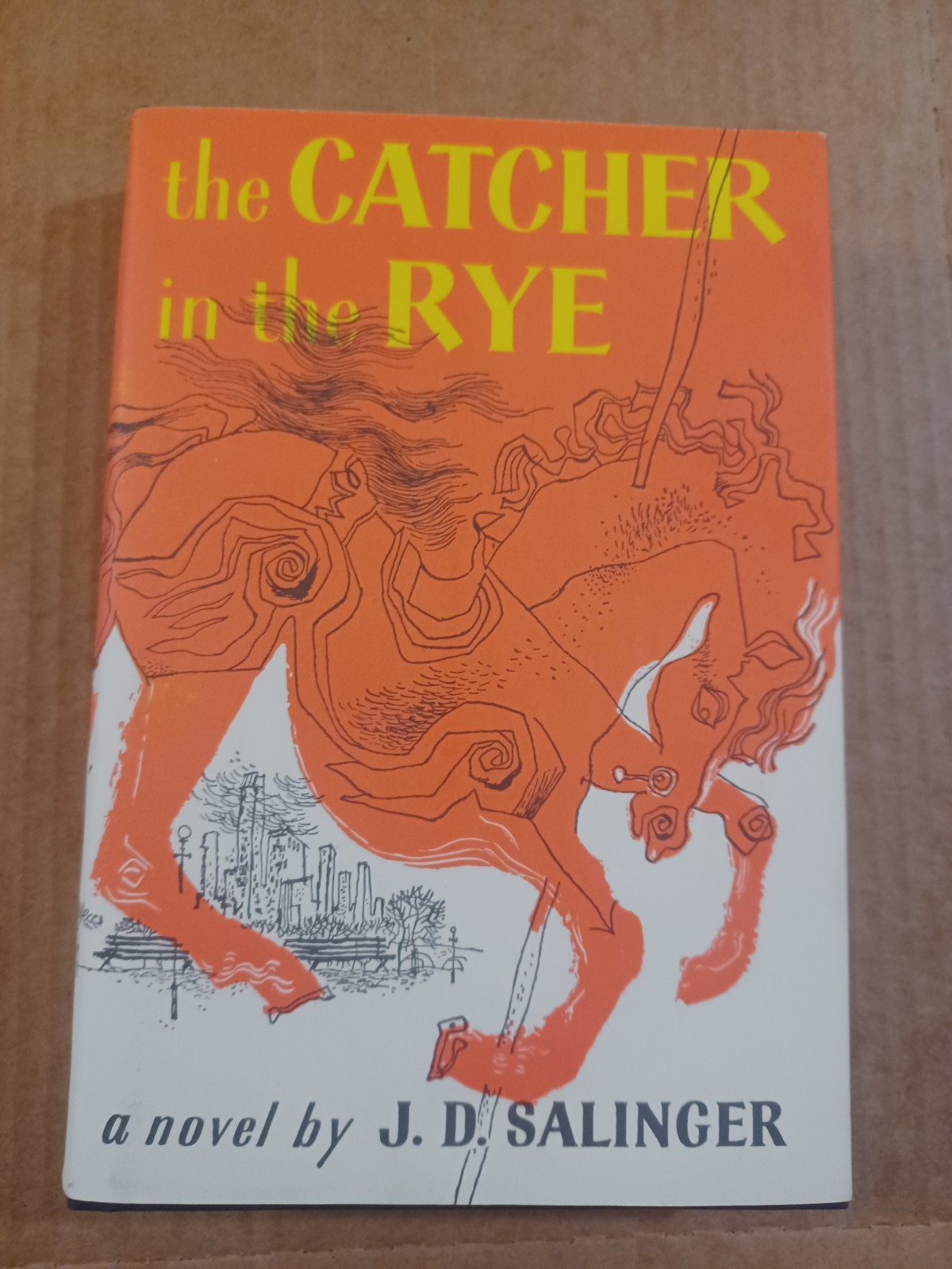 The Catcher In The Rye By J.D. Salinger, hardcover w/ dustjacket