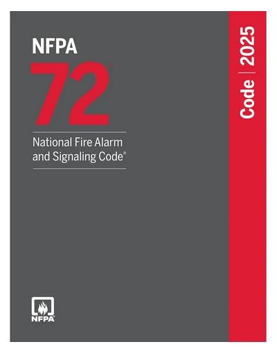 NFPA 72 NATIONAL FIRE ALARM AND SIGNALING CODE, 2025 BY Nfpa PAPERBACK