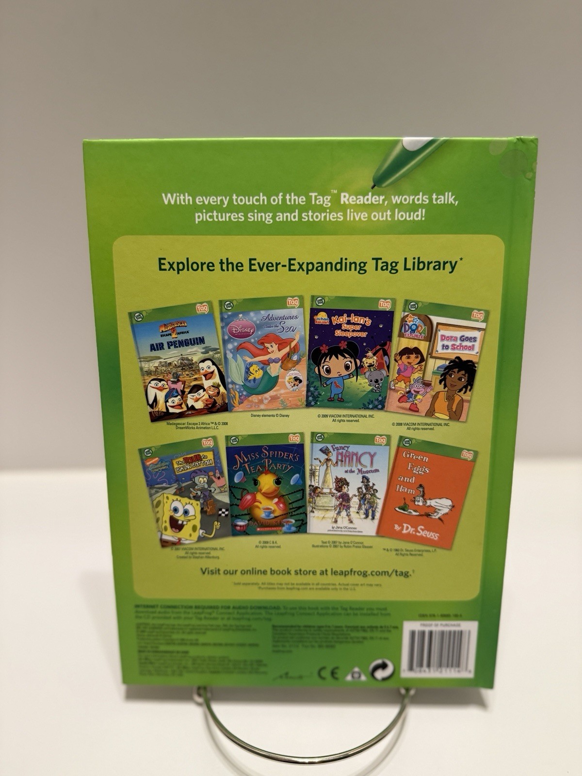 Leap Frog Tag Reading System Tinker Bell Tinker Bell’s True Talent Hard Back
