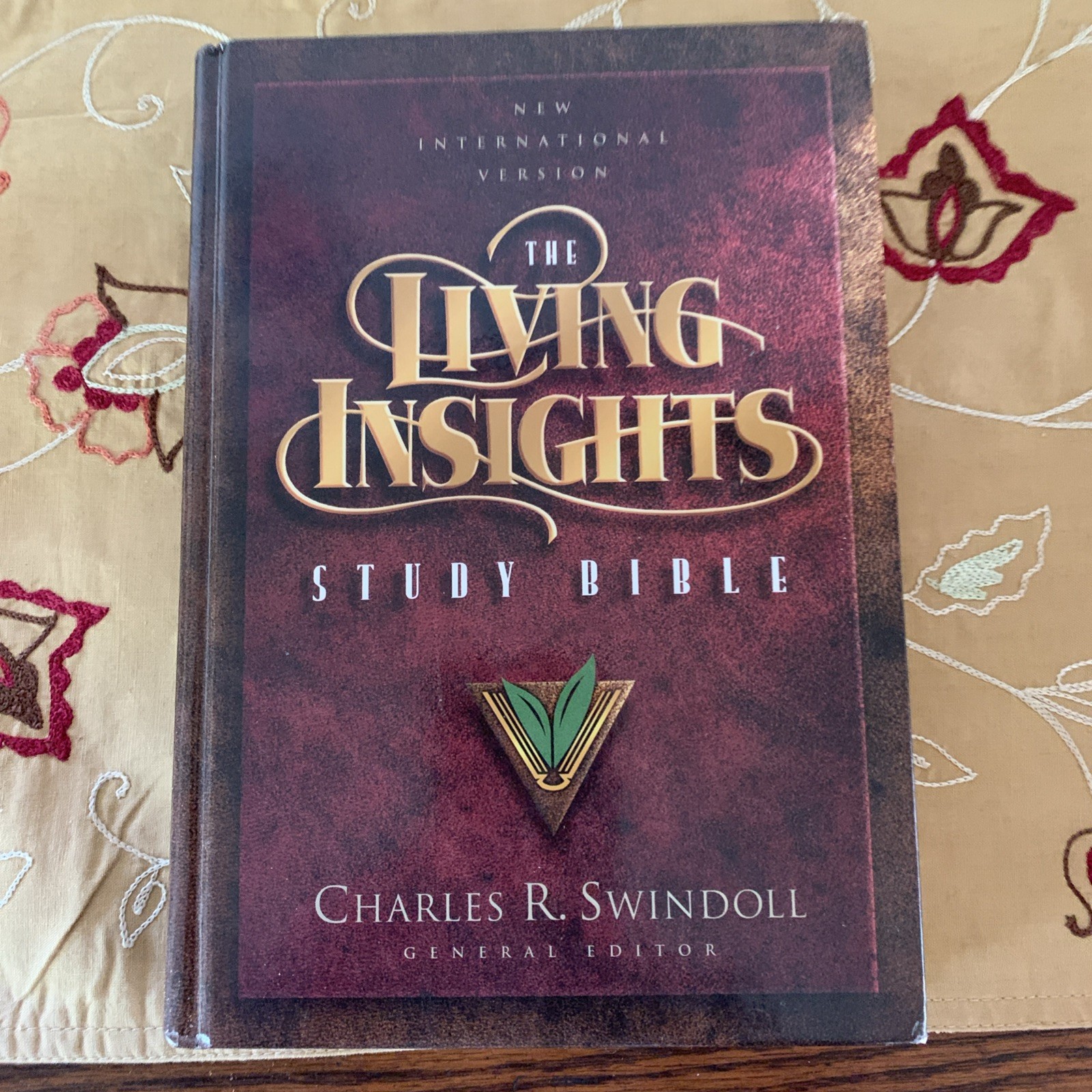 Living Insights Study Bible Burgundy