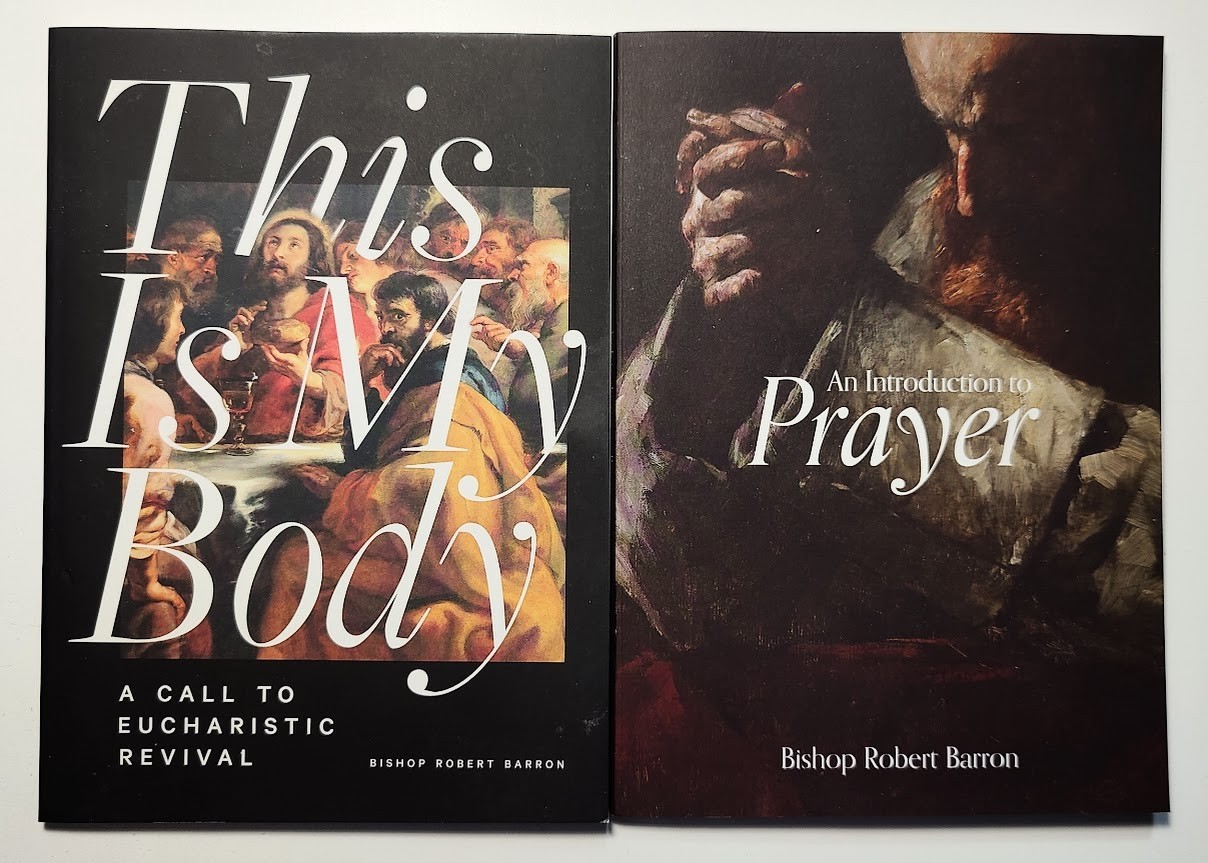 Word on Fire Bishop Robert Barron 2-Book Set – Prayer & This Is My Body NEW