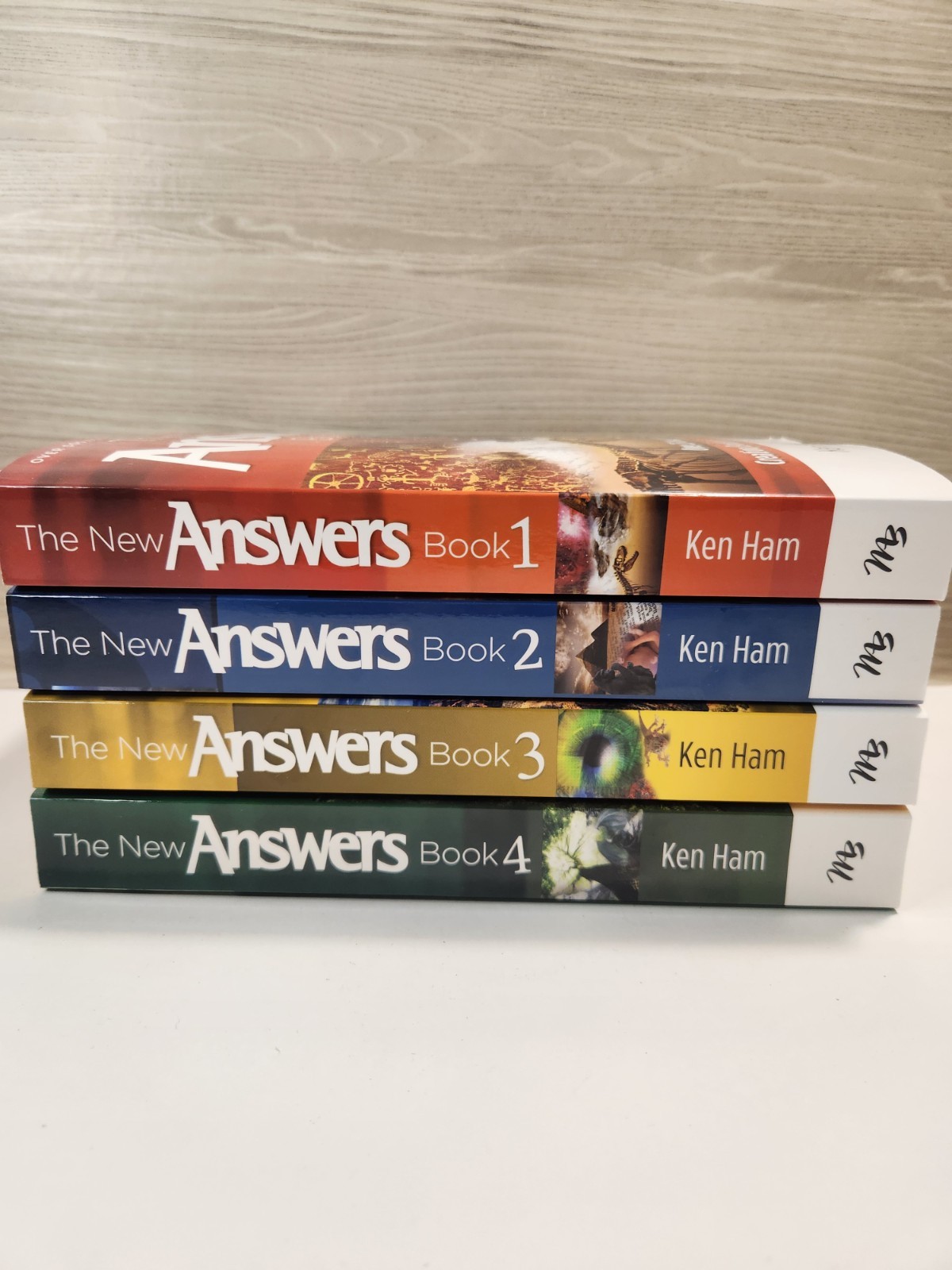 The New Answers Books 1-4 by Ken Ham Paperback Set Master Books Bible