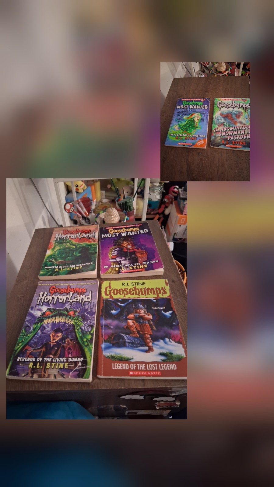 Lot of 6 R.L. Stine Goosebumps Paperback Vintage Books