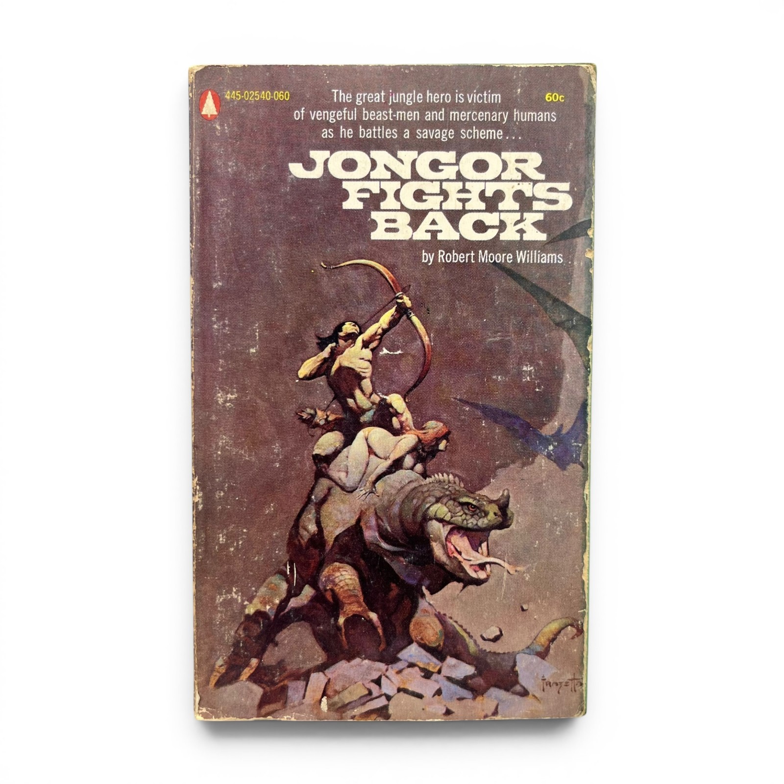 Vintage Fantasy Fiction, Jongor Fights Back, Robert Moore Williams 1970 PB Book