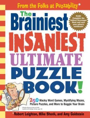 The Brainiest Insaniest Ultimate Puzzle Book! – Paperback – VERY GOOD