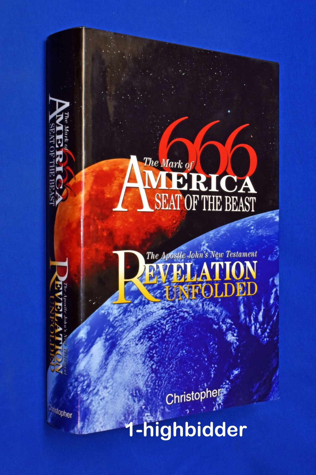 666 The Mark of America Seat of the Beast 1st Ed HCDJ Apostle Johns Revelation