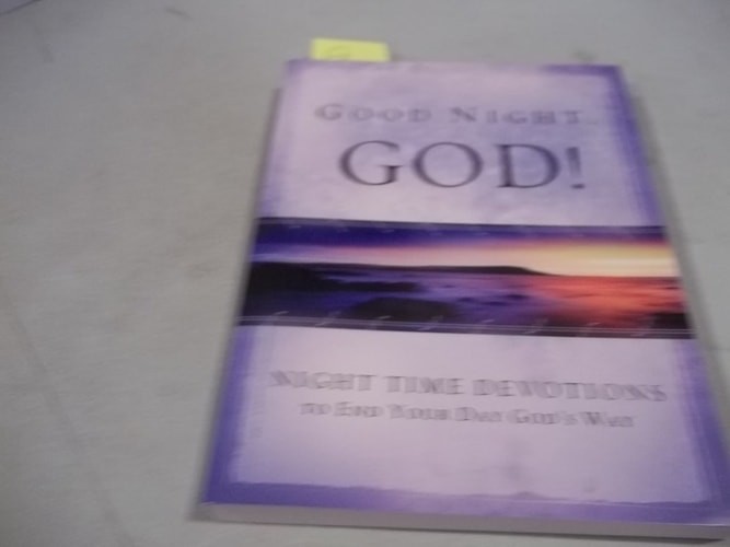 Good Night, God! by Cook, David C, Good Book