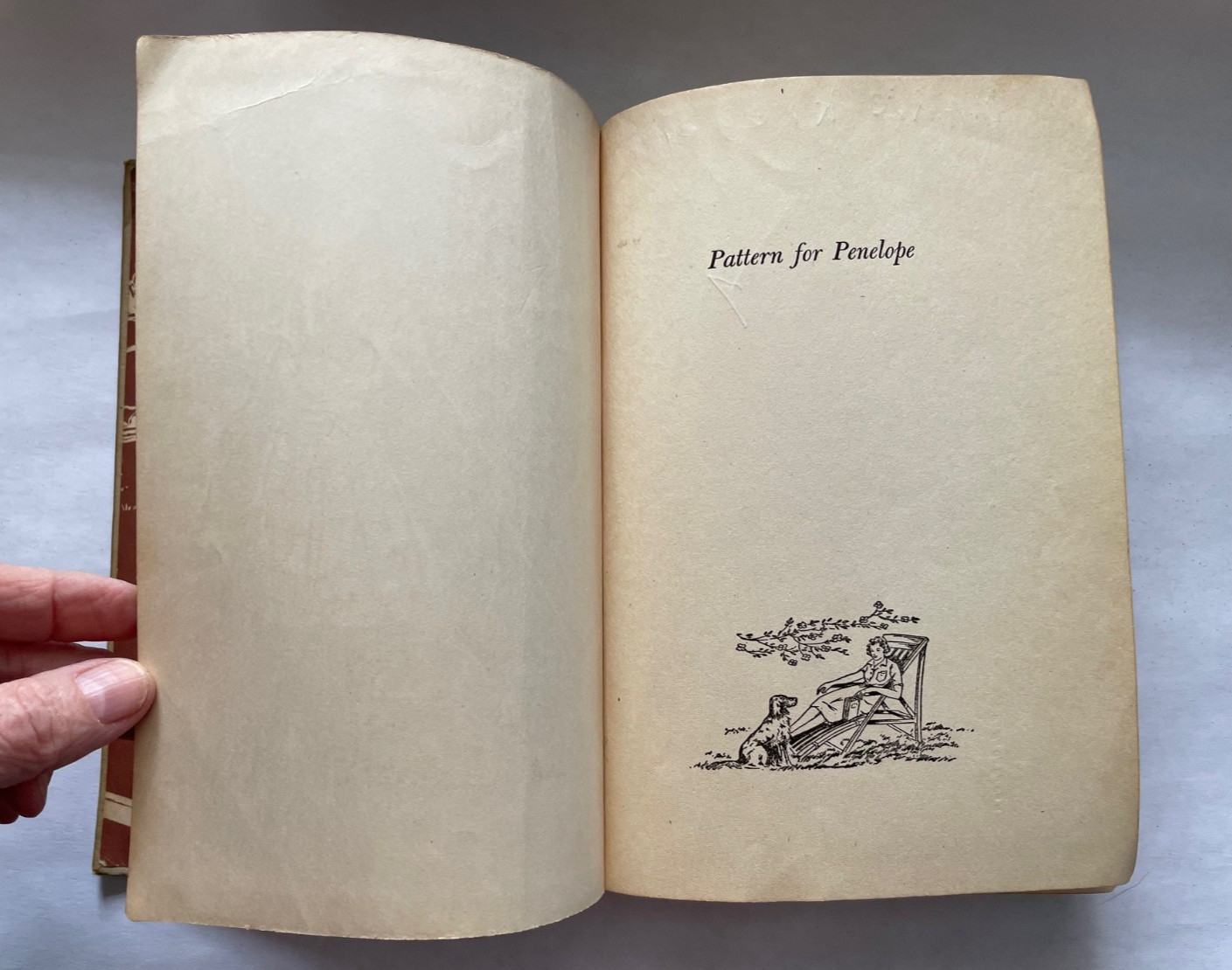 Pattern for Penelope Mary Wolfe Thompson 1944 Longmans Green HC No DJ Vintage