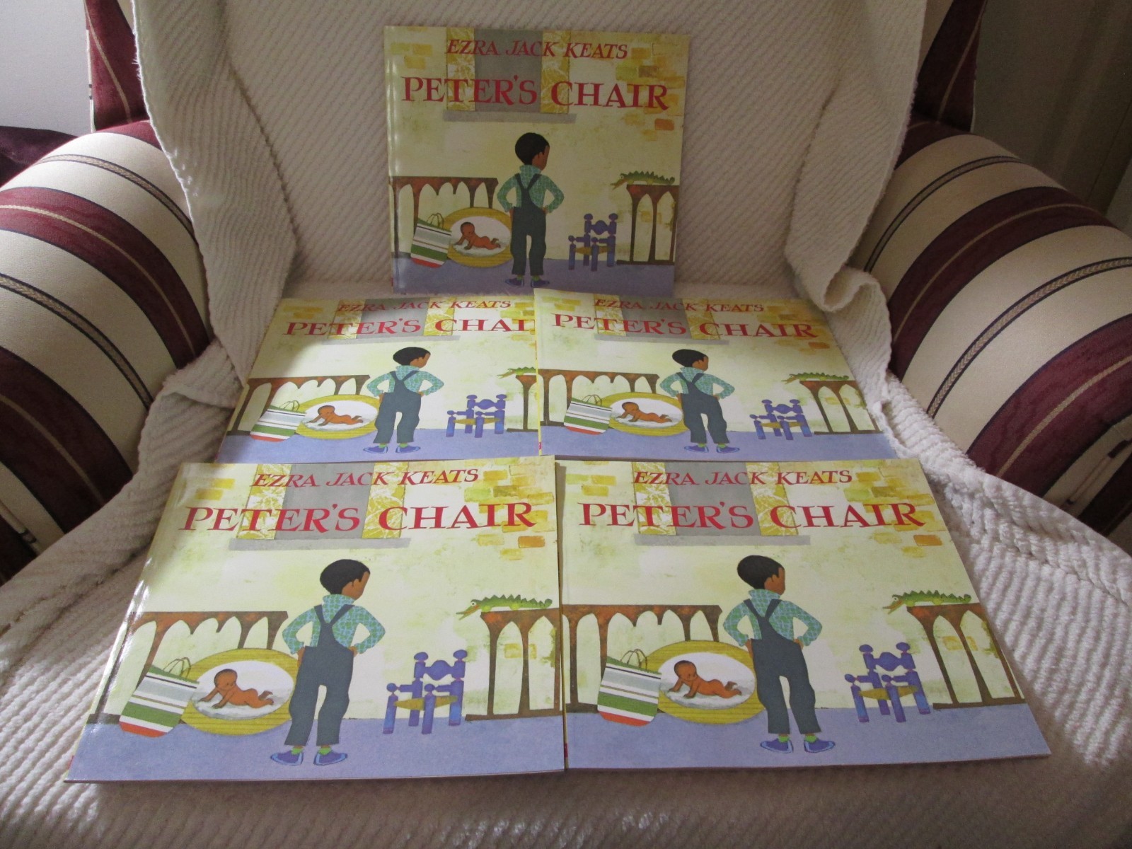Lot of 5 Peter’s Chair by Jack Ezra Keats Teacher Classroom Guided Reading PB