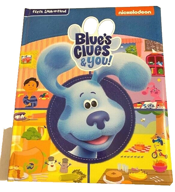 Blue’s Clues & You! First Look and Find Book 12″ for toddlers Brand New Last One