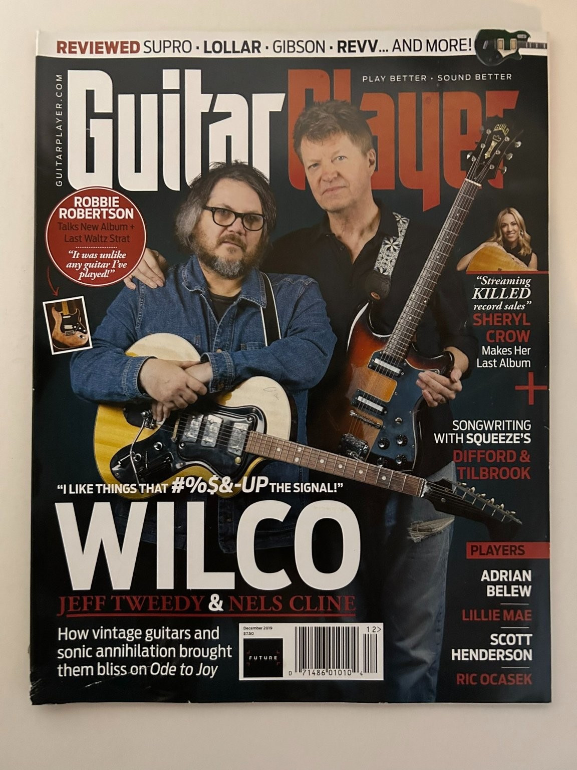 Guitar Player September 2019 Wilco Jeff Tweedy Nels Cline Music Magazine