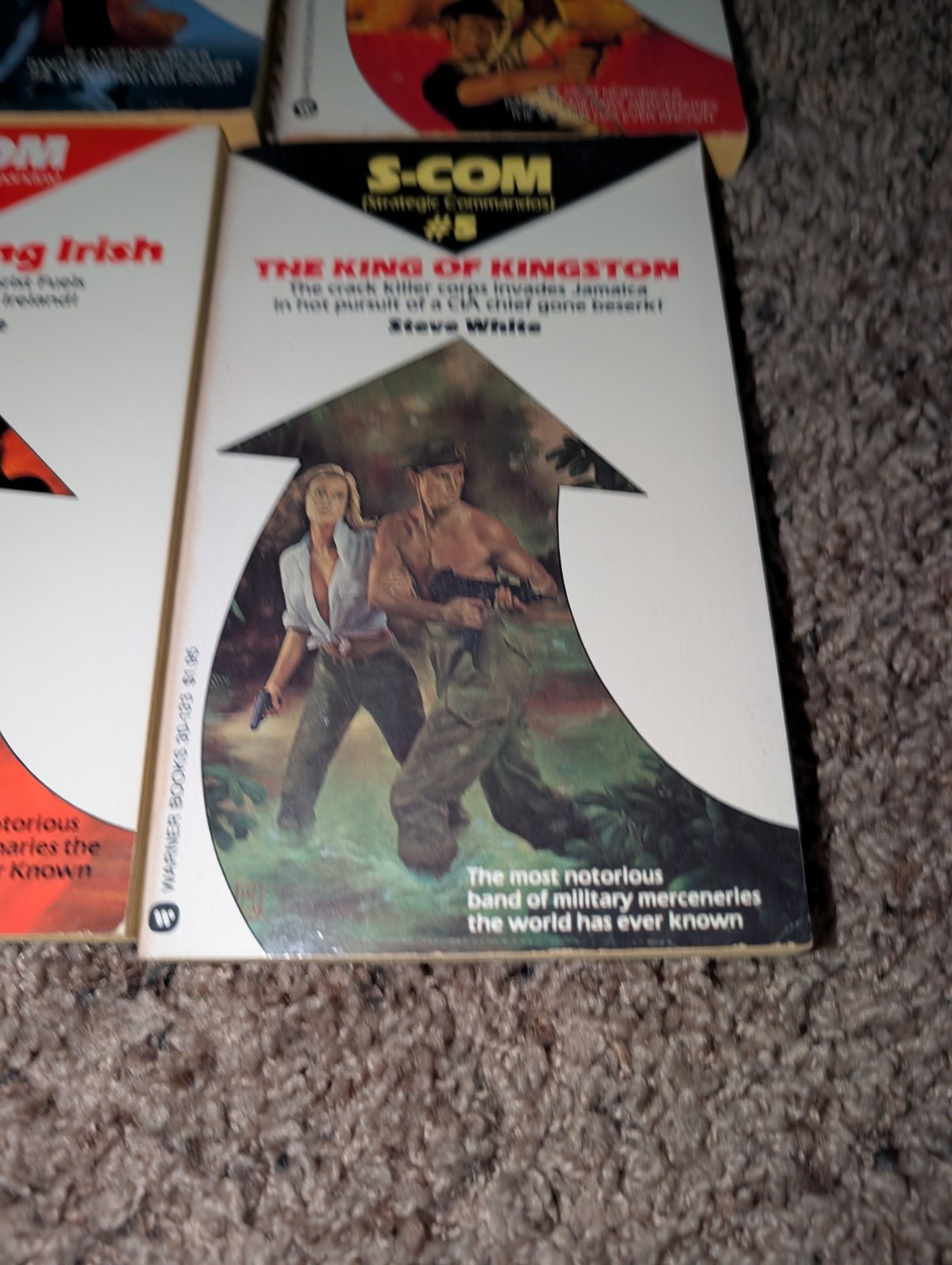 Steve White S-COM Strategic Commandos #1 #2 #4 #5 Paperback Book Lot