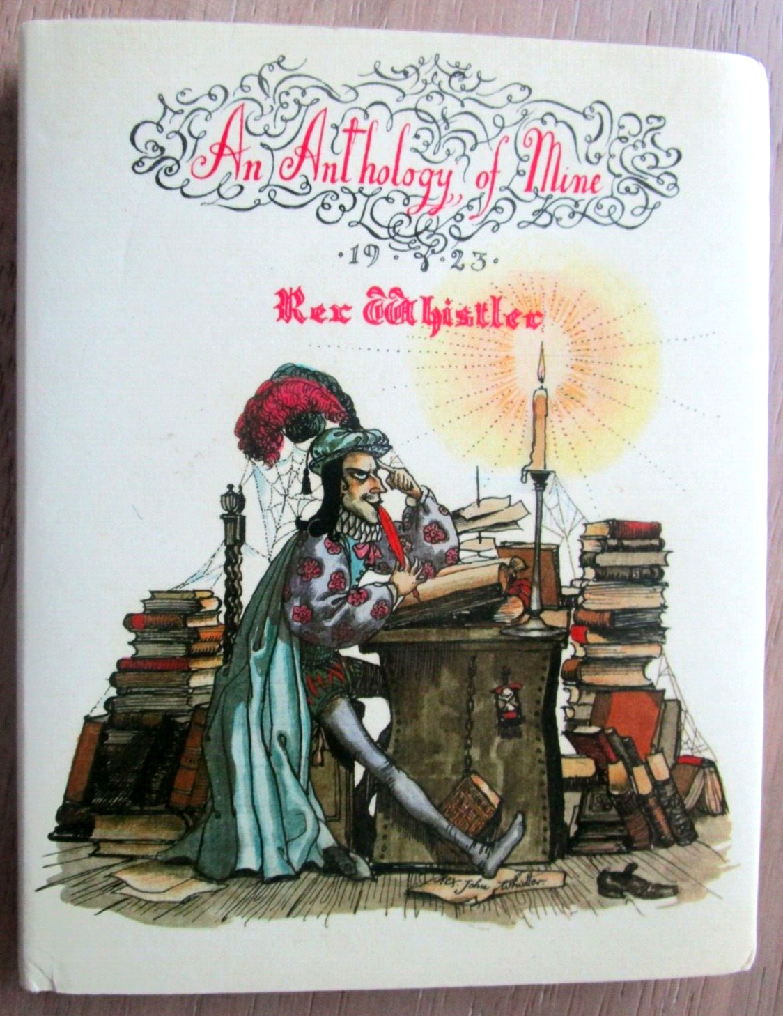 Rex Whistler-1923 An Anthology Of Mine Book With Dust Jacket – E10J-2