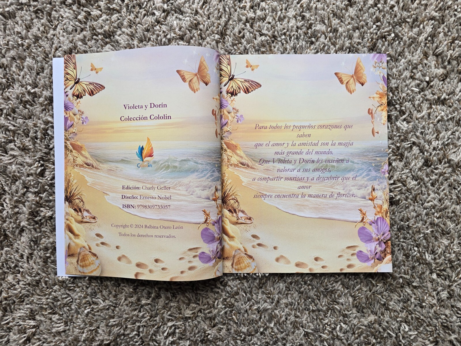 Libro (Ejemplar firmado) Violeta: el hada de la amistad – Colección Cololin