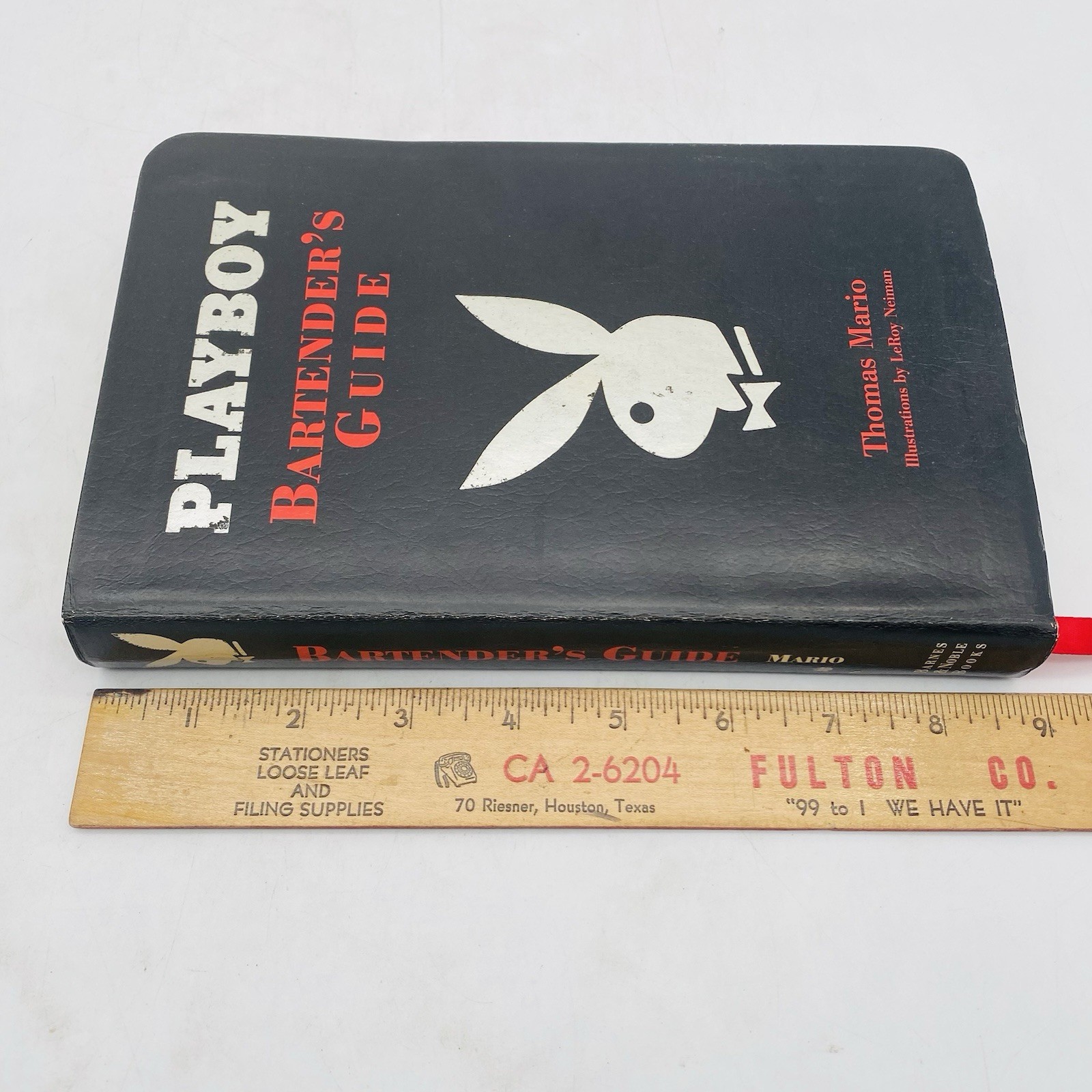 Playboy Bartender’s Guide Thomas Mario 2004 Leather or Faux Leather Softcover