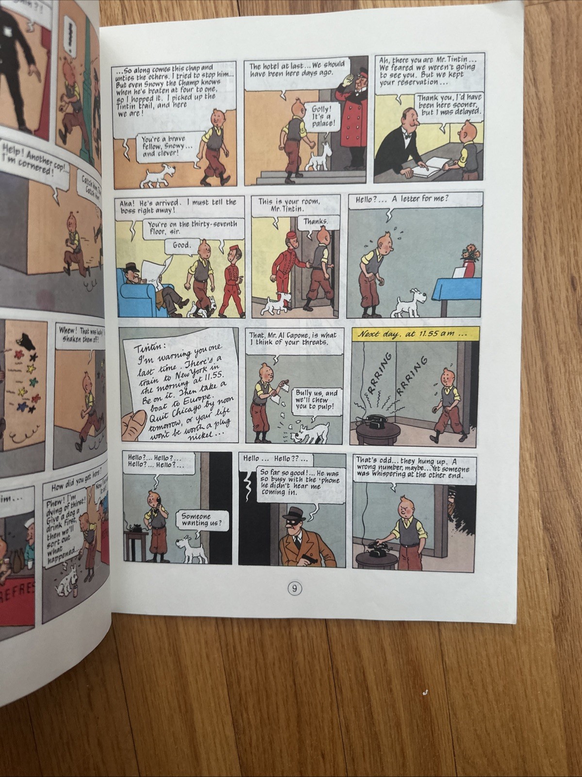 Tintin in America