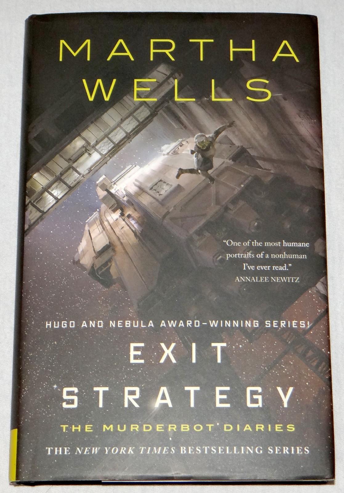 Martha Wells Exit Strategy Murderbot Diaries 4 1st Hardcover Edition 13th Print