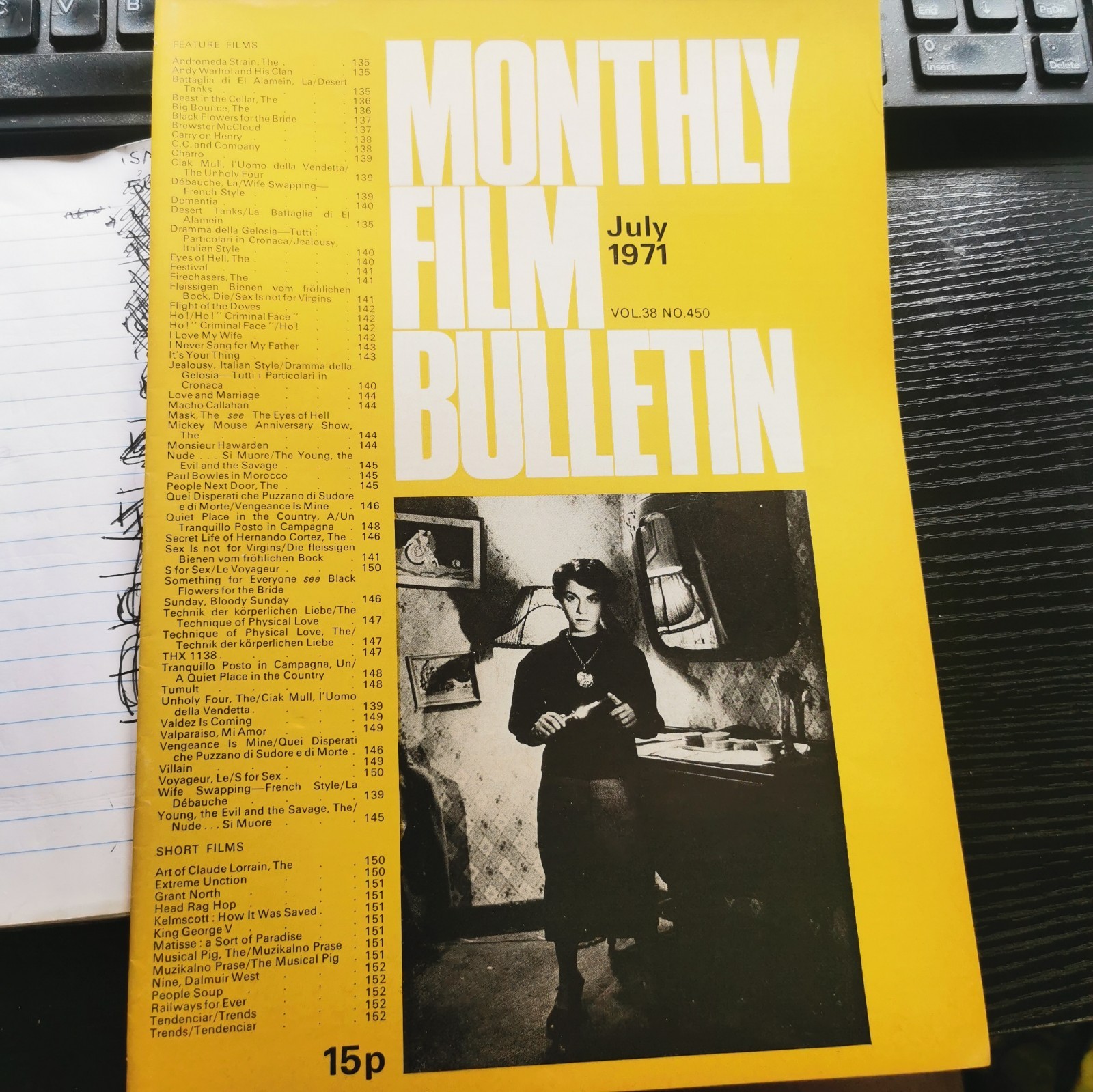 monthly film bulletin july 1971 THX 1138 the mickey mouse anniversary show
