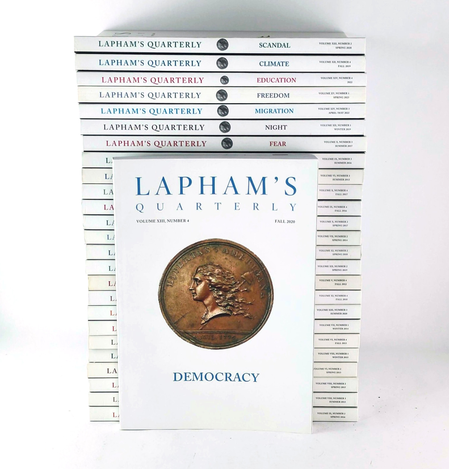 Lapham’s Quarterly 26 Issue Lot 2012-2023 Magazine Set Spring Summer Winter Fall