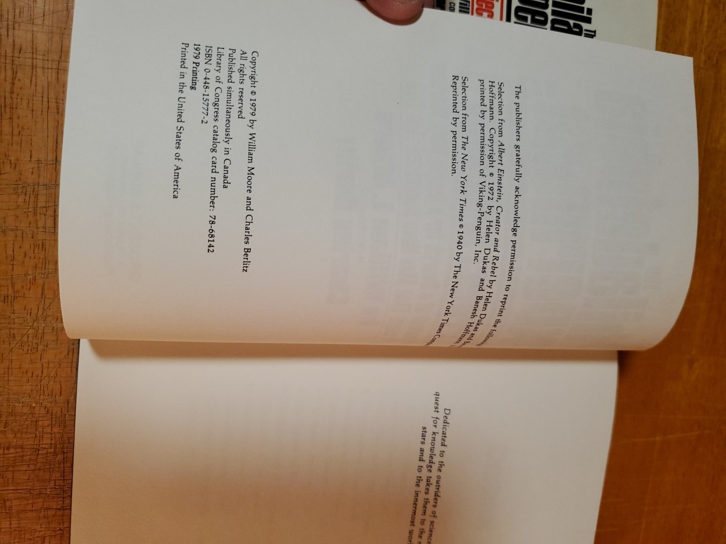 Philadelphia Experiment Signed by William L Moore 1979 Hardcover Book