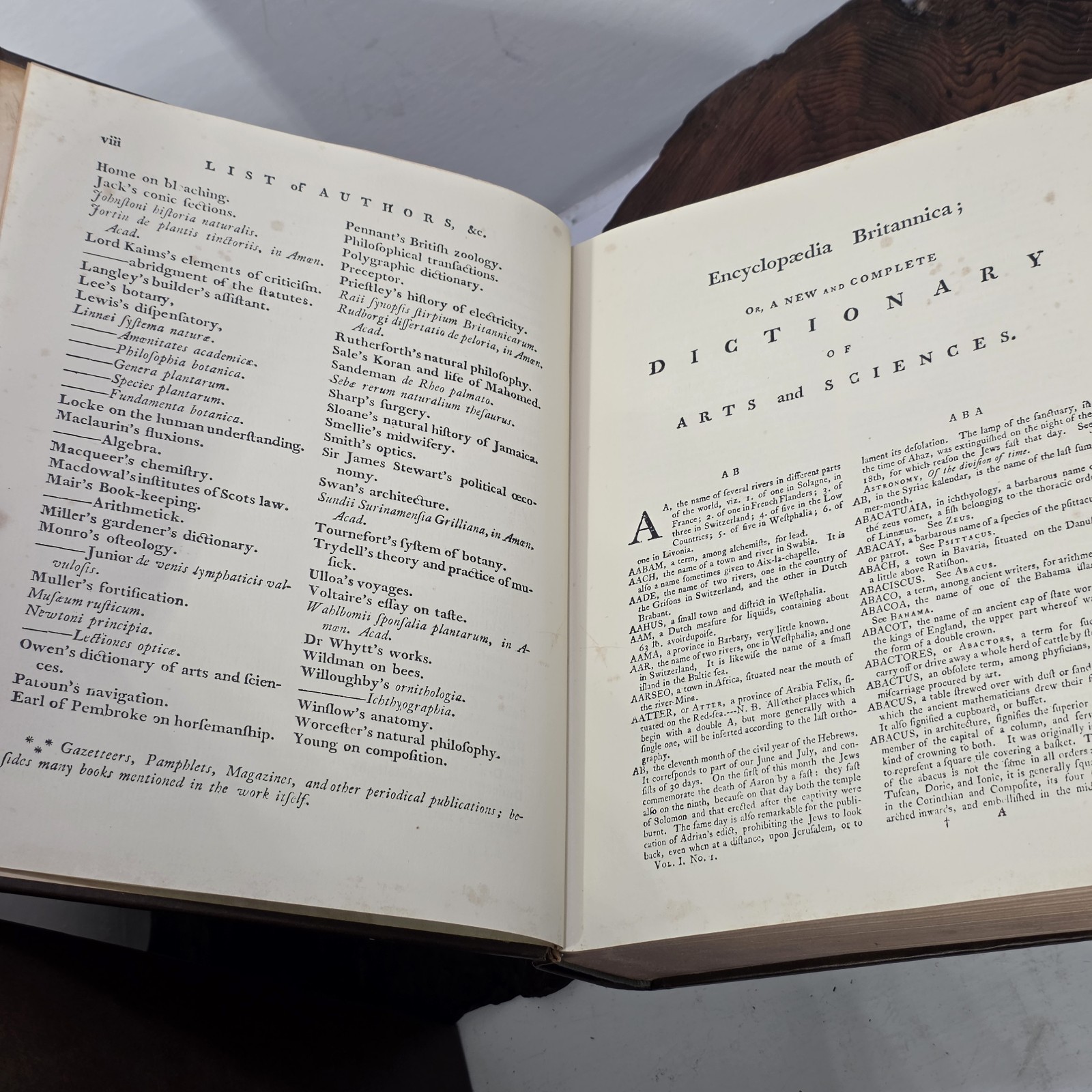 Encyclopaedia Britannica 1771 First Edition Facsimile 3 Vol Set Hardcover