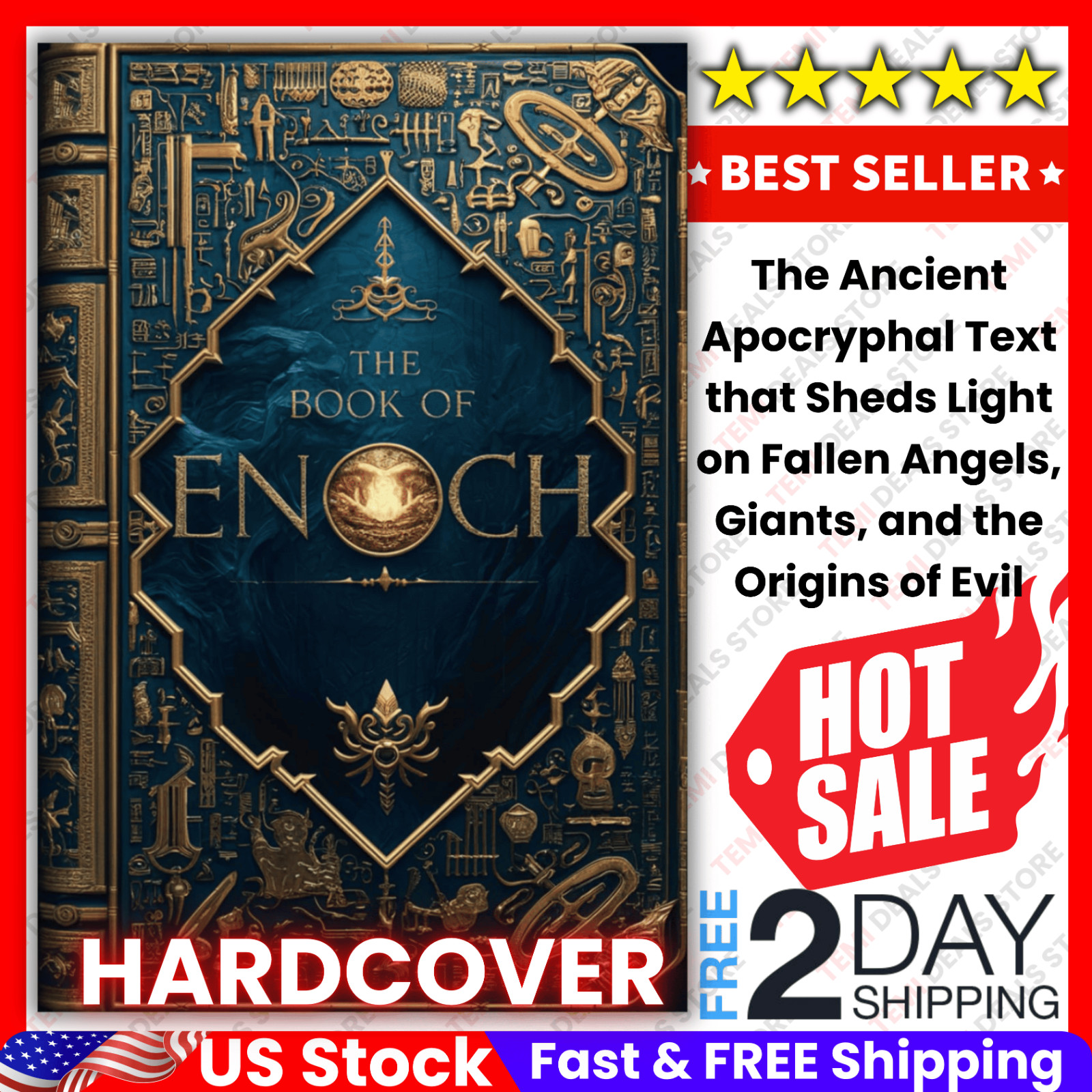 The Book of Enoch Unlocking Biblical Mysteries & Lost Texts HARDCOVER ⭐️⭐️⭐️⭐️⭐️