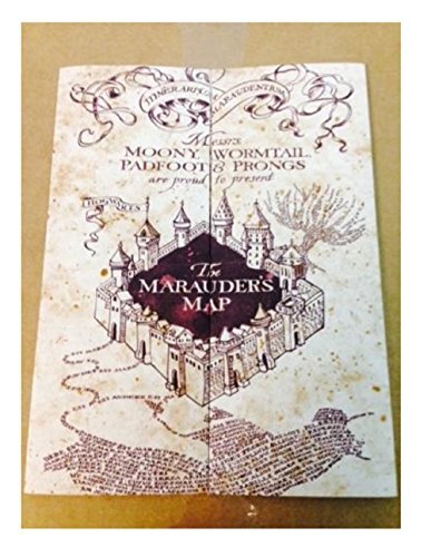 Marauder’s Map Hogwarts Wizarding World Harry Potter LIMITED New
