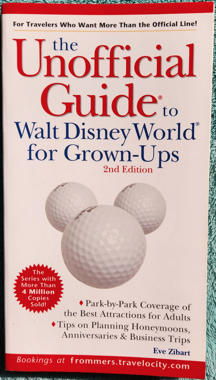 The Unofficial Guide To Disney World For Grown-Ups 2001 Paperback 178 Pages