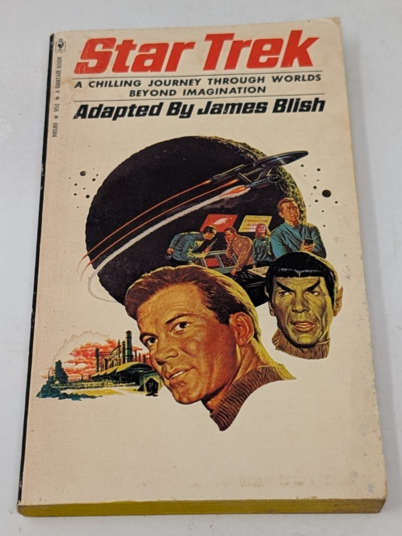 Star Trek Adapted by James Blish 1967 First Edition Bantam Books PB Novel VTG