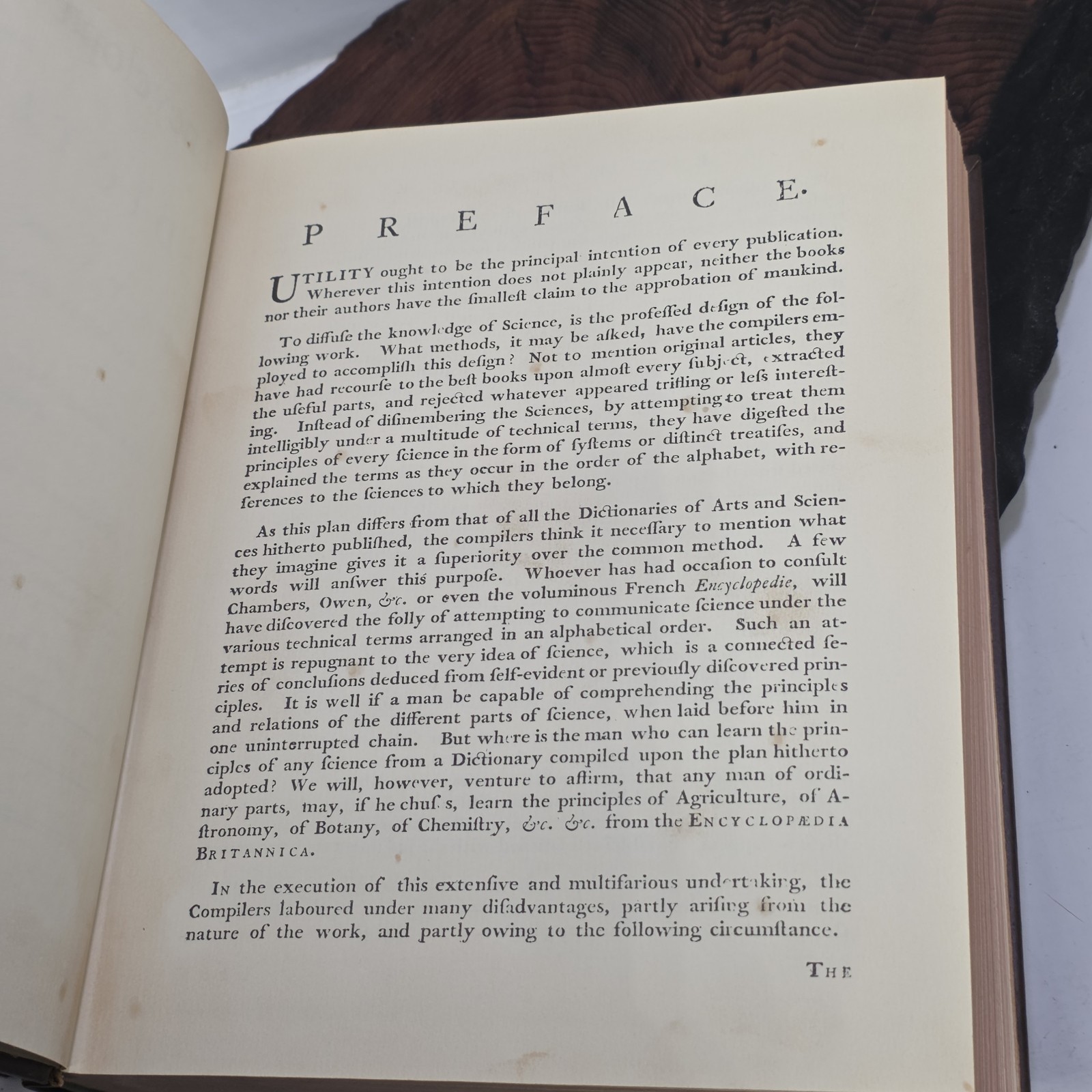 Encyclopaedia Britannica 1771 First Edition Facsimile 3 Vol Set Hardcover