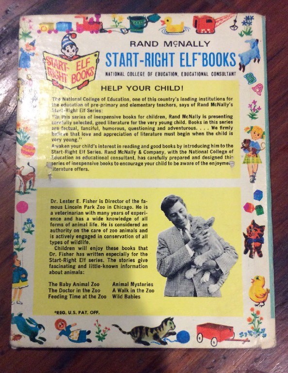 1971~ RAND MCNALLY~ START RIGHT ELF BOOK~ ORIG. .25 ANIMAL MYSTERIES #8172