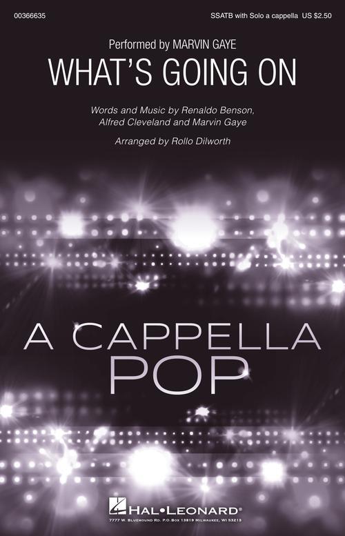 What’s Going On SSATB CHORUS AND SOLO Pop Choral Series Marvin Ga