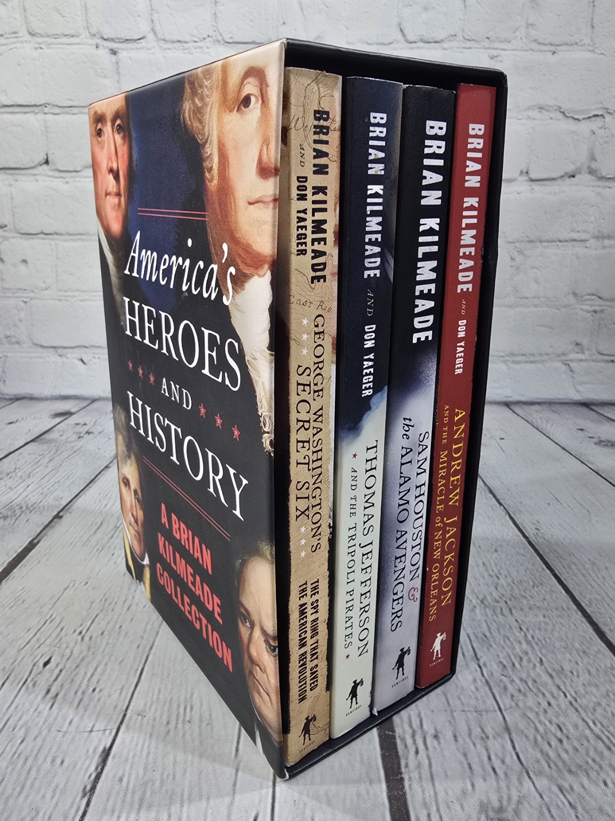 America’s Heroes And History A Brian Kilmeade Collection 4 Book Set In Slipcase