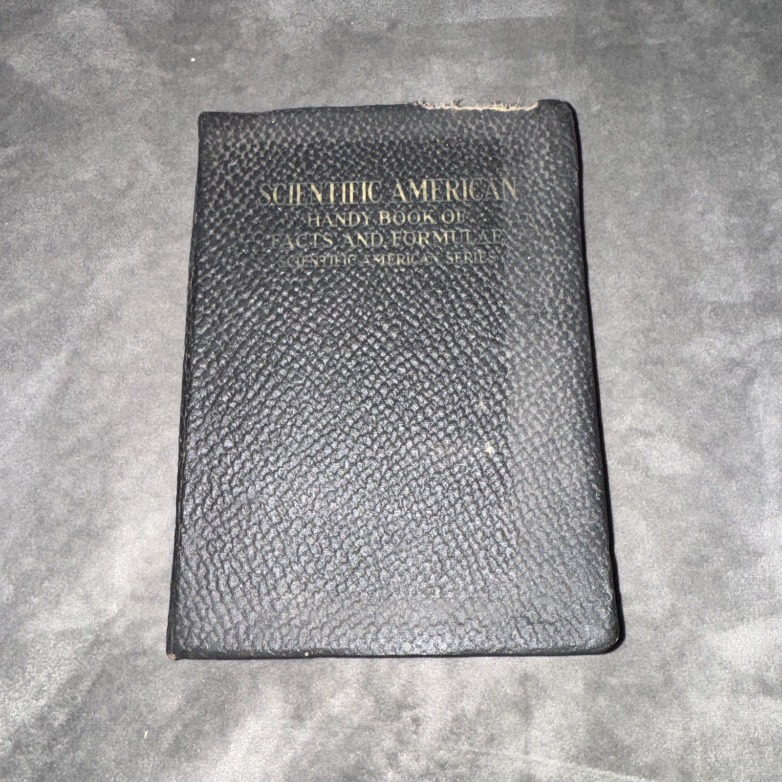 Vintage Scientific American Handy Book of Facts And Formulae Albert Hopkins 1918