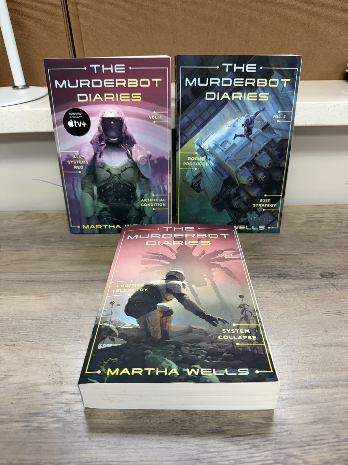 The Murderbot Diaries Vol 1, 2 and 3 Author Martha Wells Manga Books Adult Own