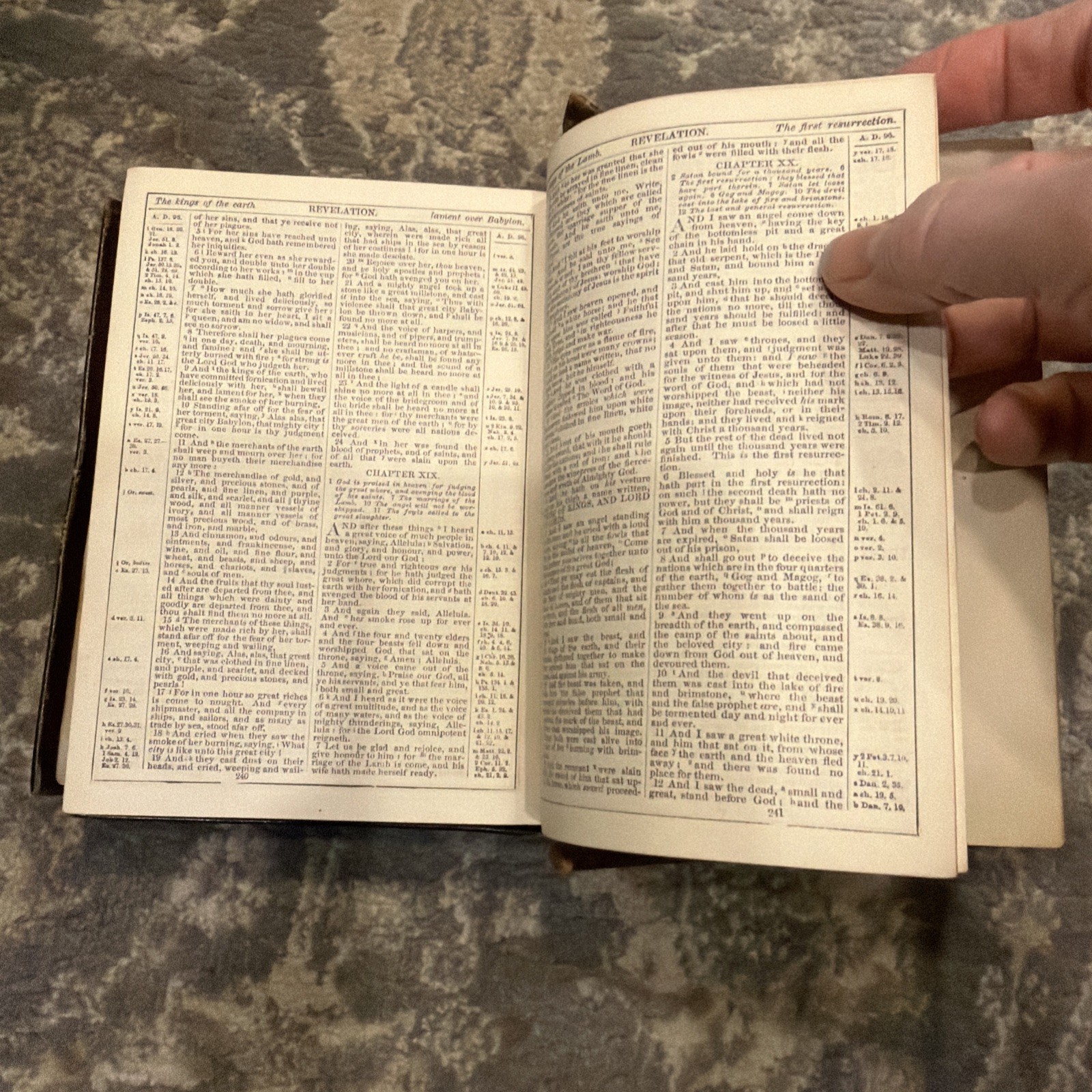The Holy Bible 1881 New York American Bible Society Original Tongues.