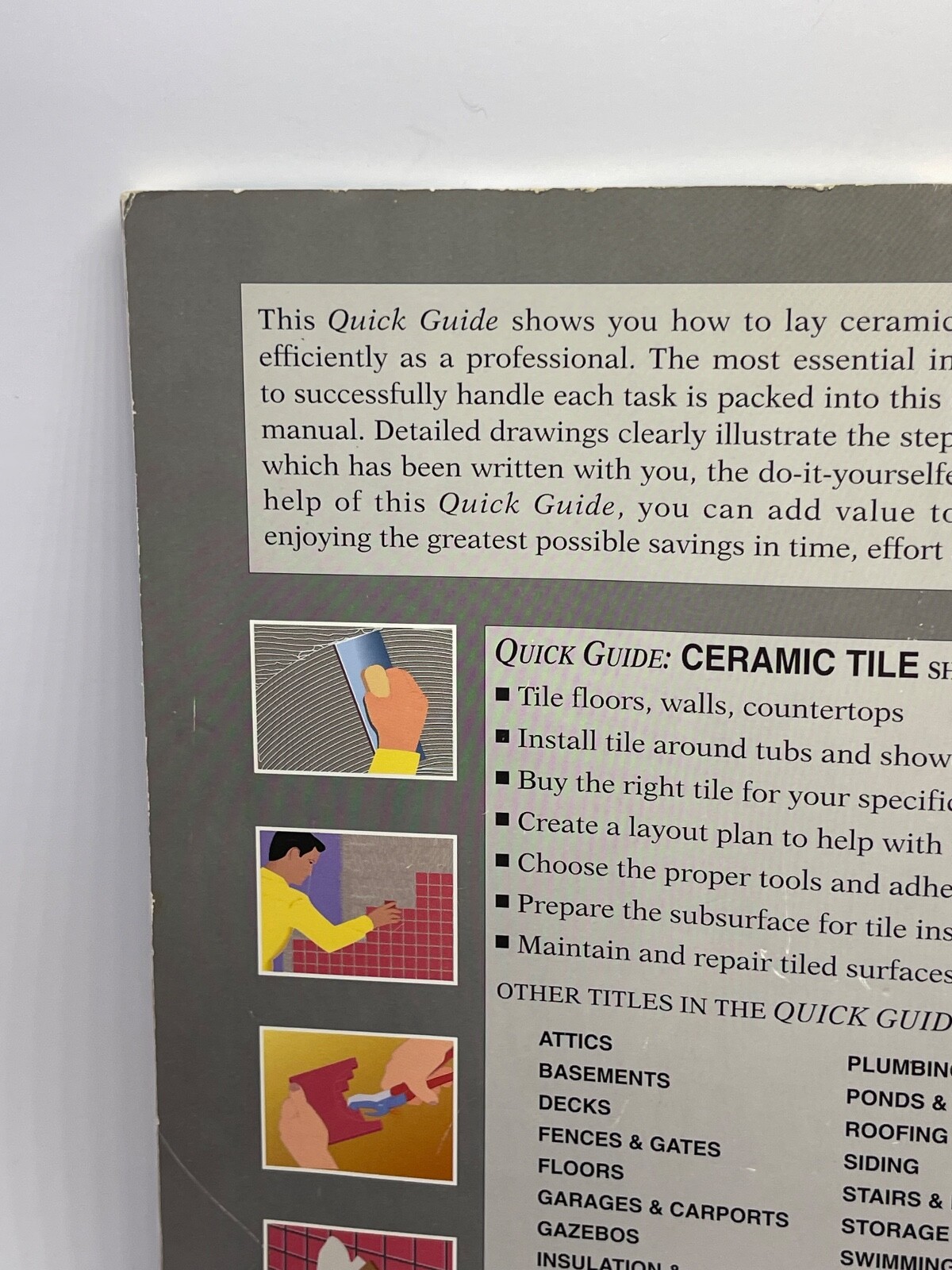 Ceramic Tile: Step-By-Step Remodeling Methods (Quick Guide) – Paperback