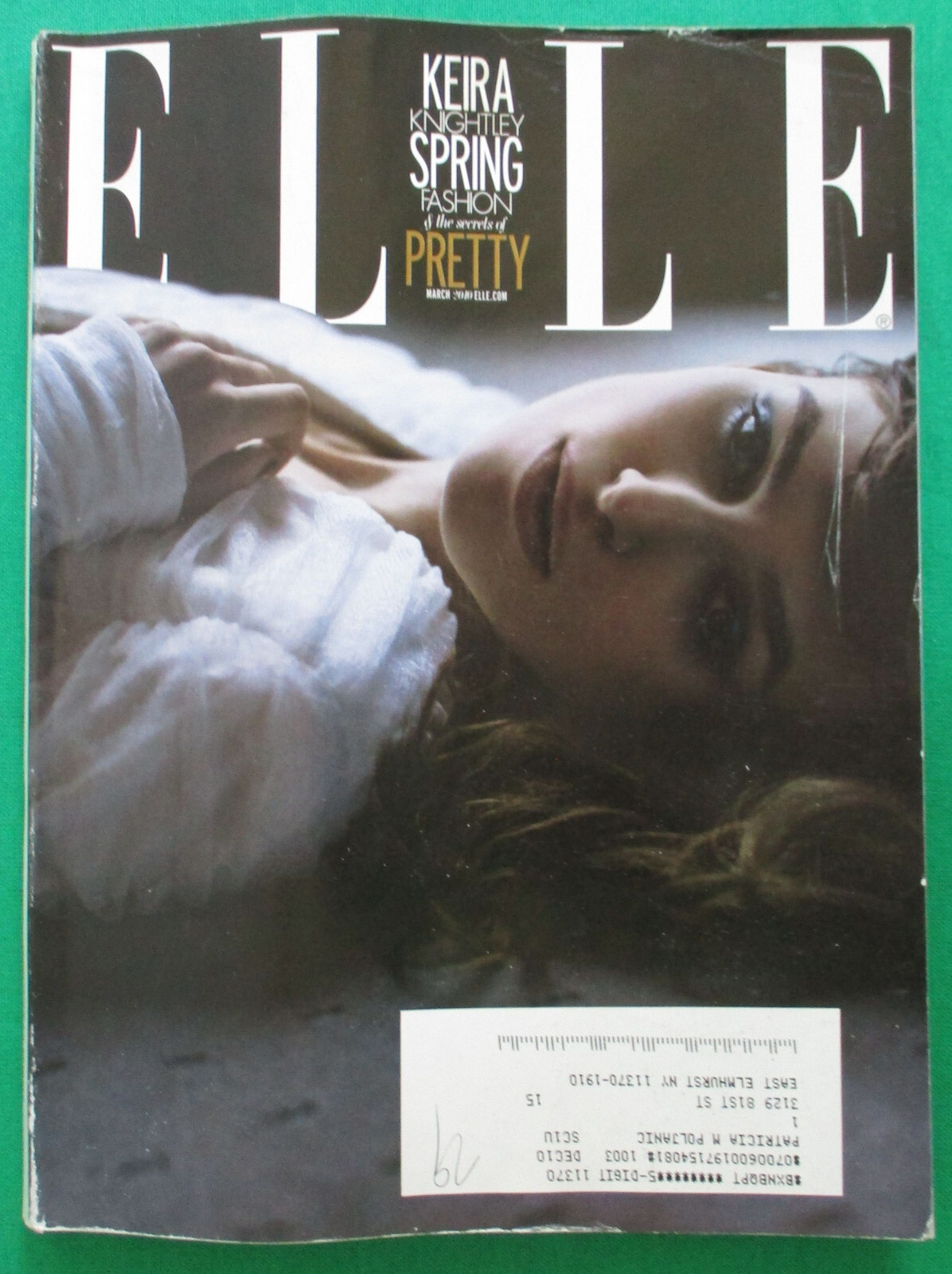 Keira Knightley ELLE Magazine Spring Fashion March 2010 424 Pages Thick