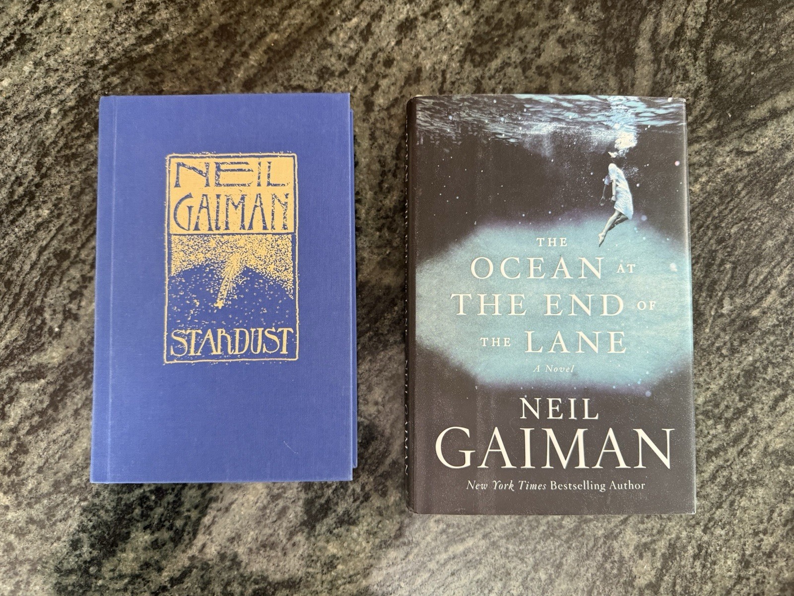 Two Neil Gaiman Books (Hardcovers) Autographed/Signed