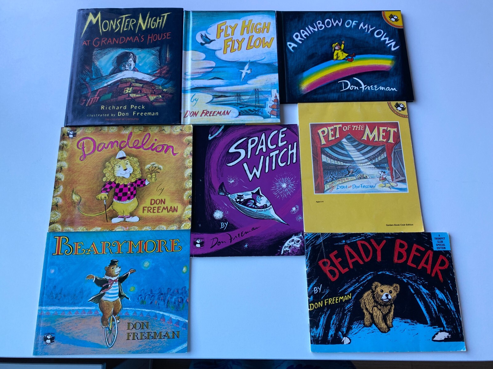 DON FREEMAN LOT 8~Monster Night~Beady Bear~Pet Met~Bearymore~Space Witch~Dandeln