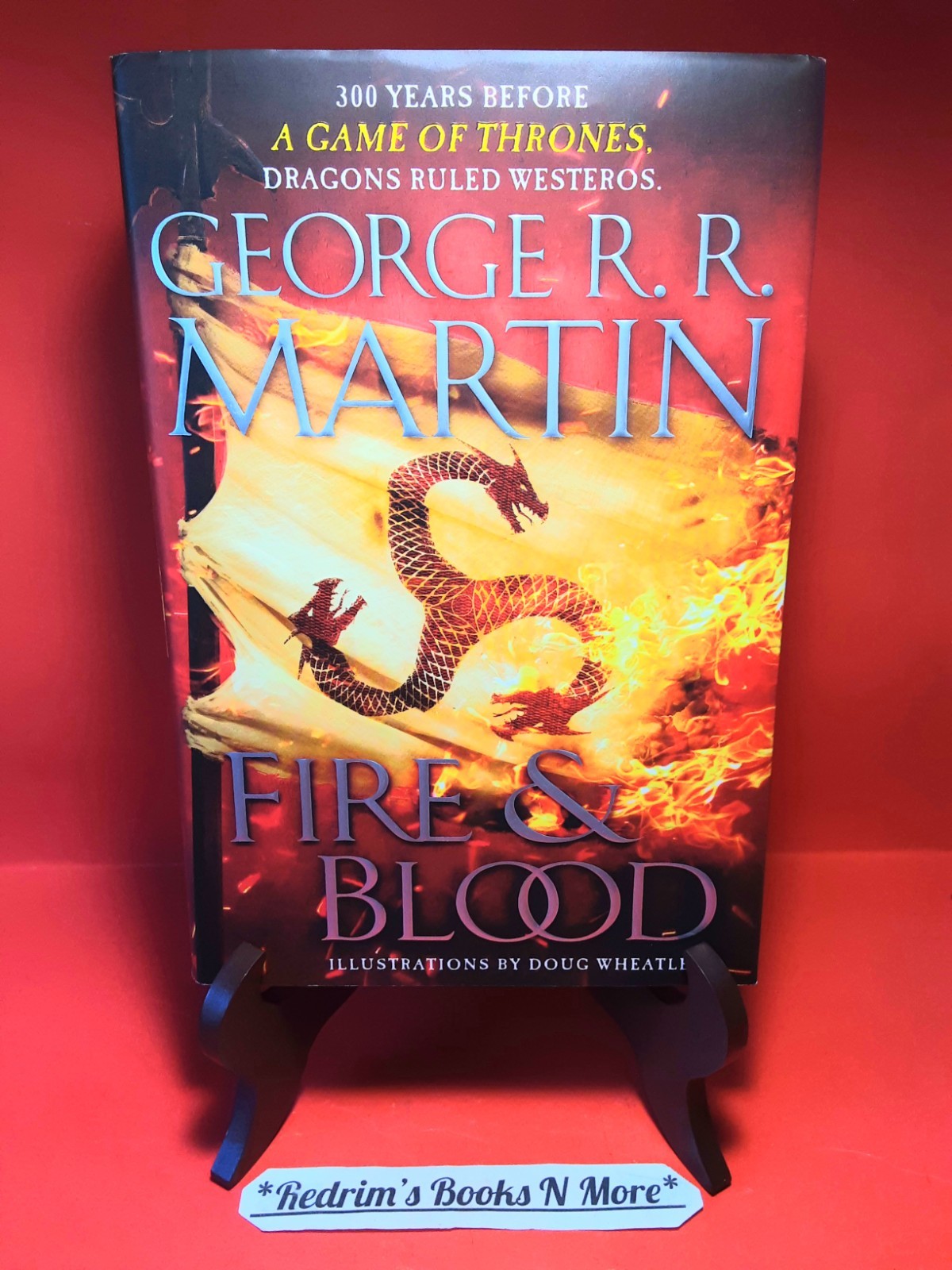 Fire & Blood George R.R Martin 2018 Hardcover VERY GOOD Fantasy GOT Prequel