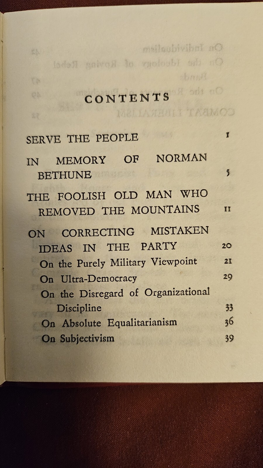 FIVE ARTICLES BY CHAIRMAN MAO TSE-TUNG, Rare Book, Pub. 1968, Mint Condition.