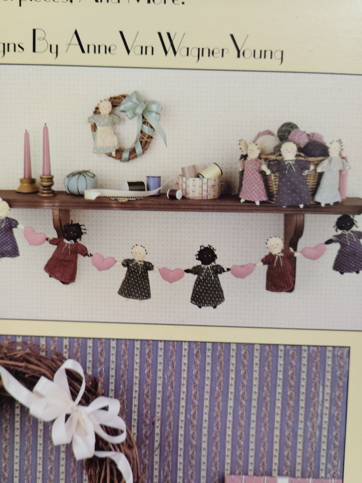 Garlands Dolls Angels Strings Things Pattern Leaflet 1057 Leisure Arts Country