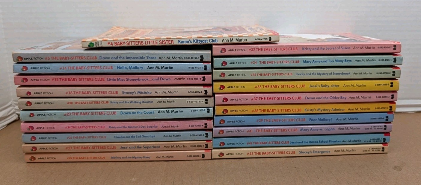 Vntg The Baby-Sitters Club BSC Ann M Martin Lot of 21 Books